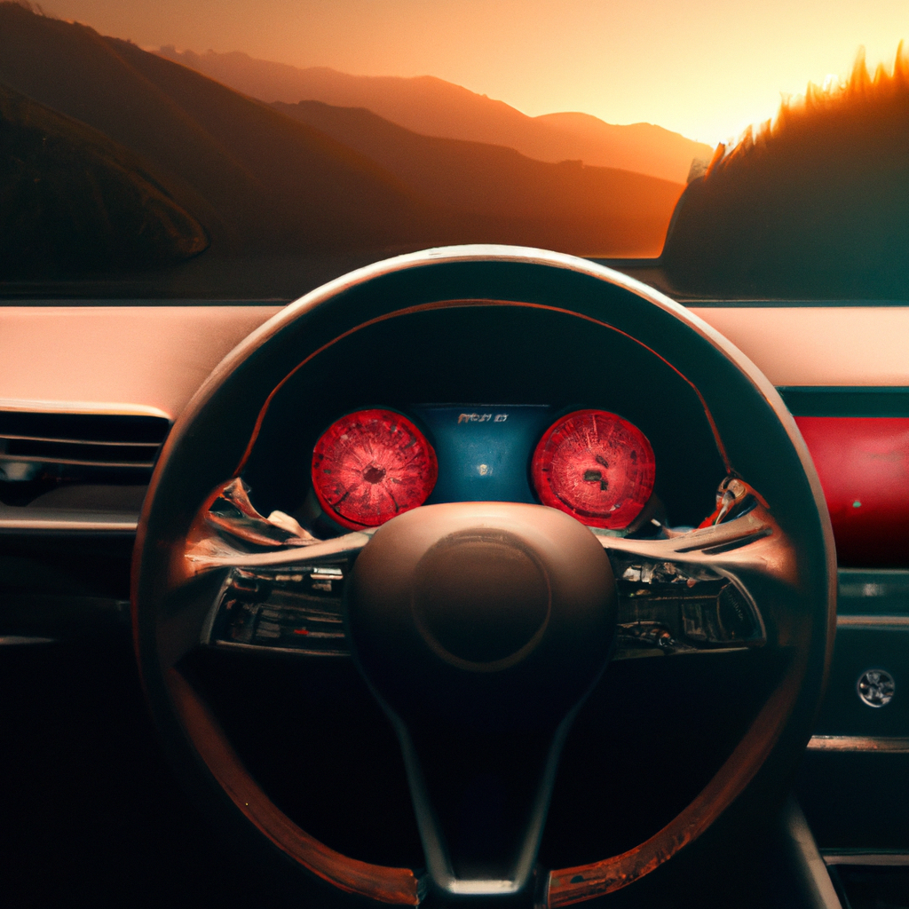 NightRivet interior HUD and steering